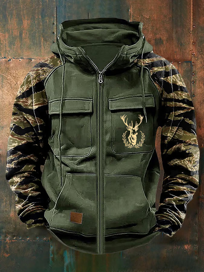 Grayson | Multi-Pocket Zippered Hoodie