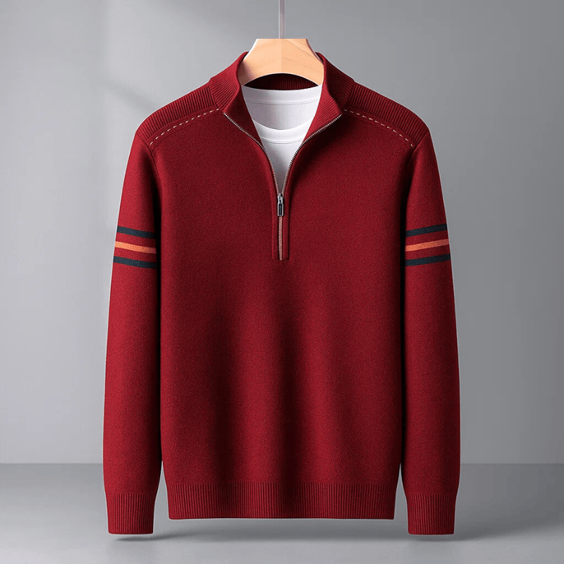 Amos | Modern Half-Zip Sweater Ease
