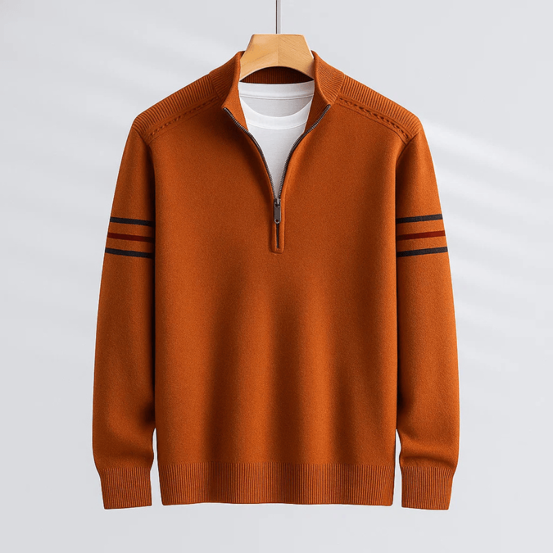 Amos | Modern Half-Zip Sweater Ease