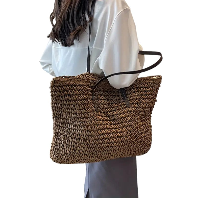 Olivia | Woven Tote Bag