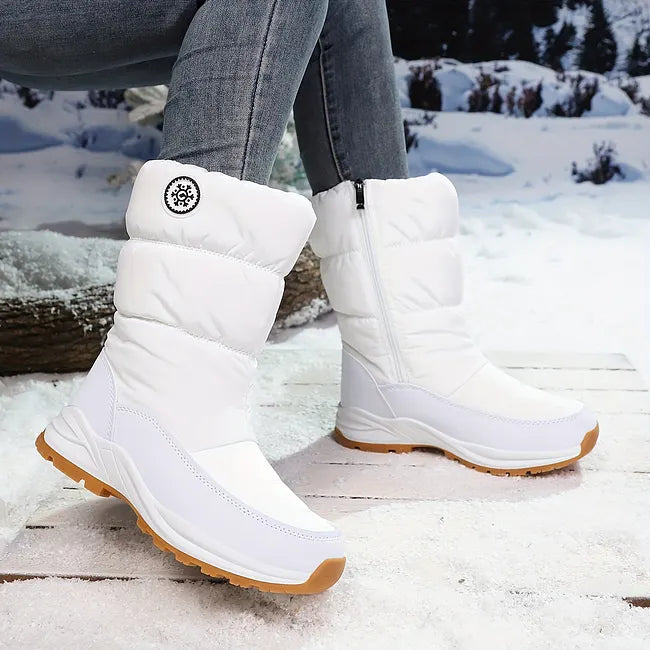 Darevo | High-Quality Winter Snow Boots, Mid-Calf Length