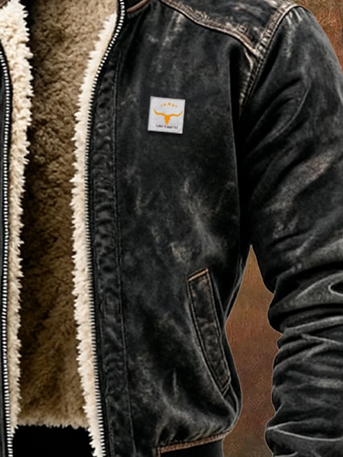 Clayton | VINTAGE JACKET WITH SHERPA LINING