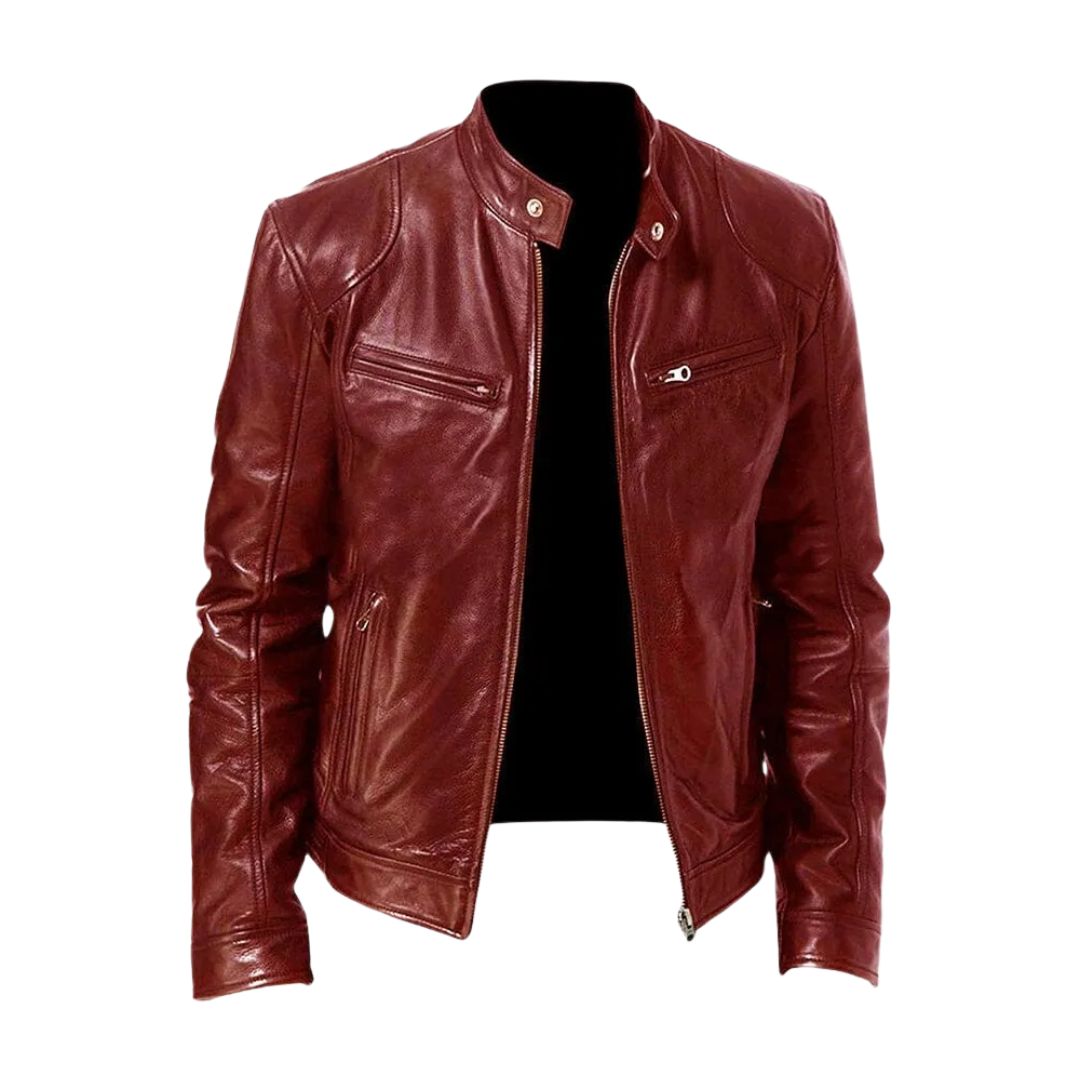 Darevo | Casual Leather Jacket