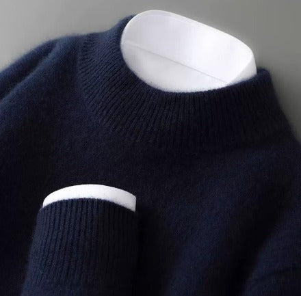 Chester | Elegant Cashmere Sweater (Blue)