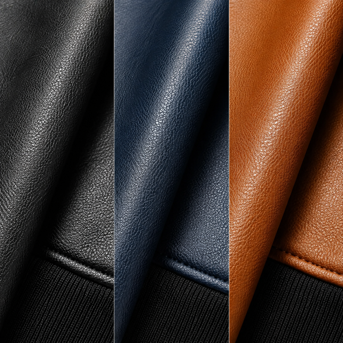 Darevo | Leather Bomber Jacket