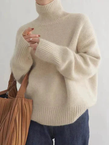 Amaya | Luxe Cashmere Turtleneck Sweater