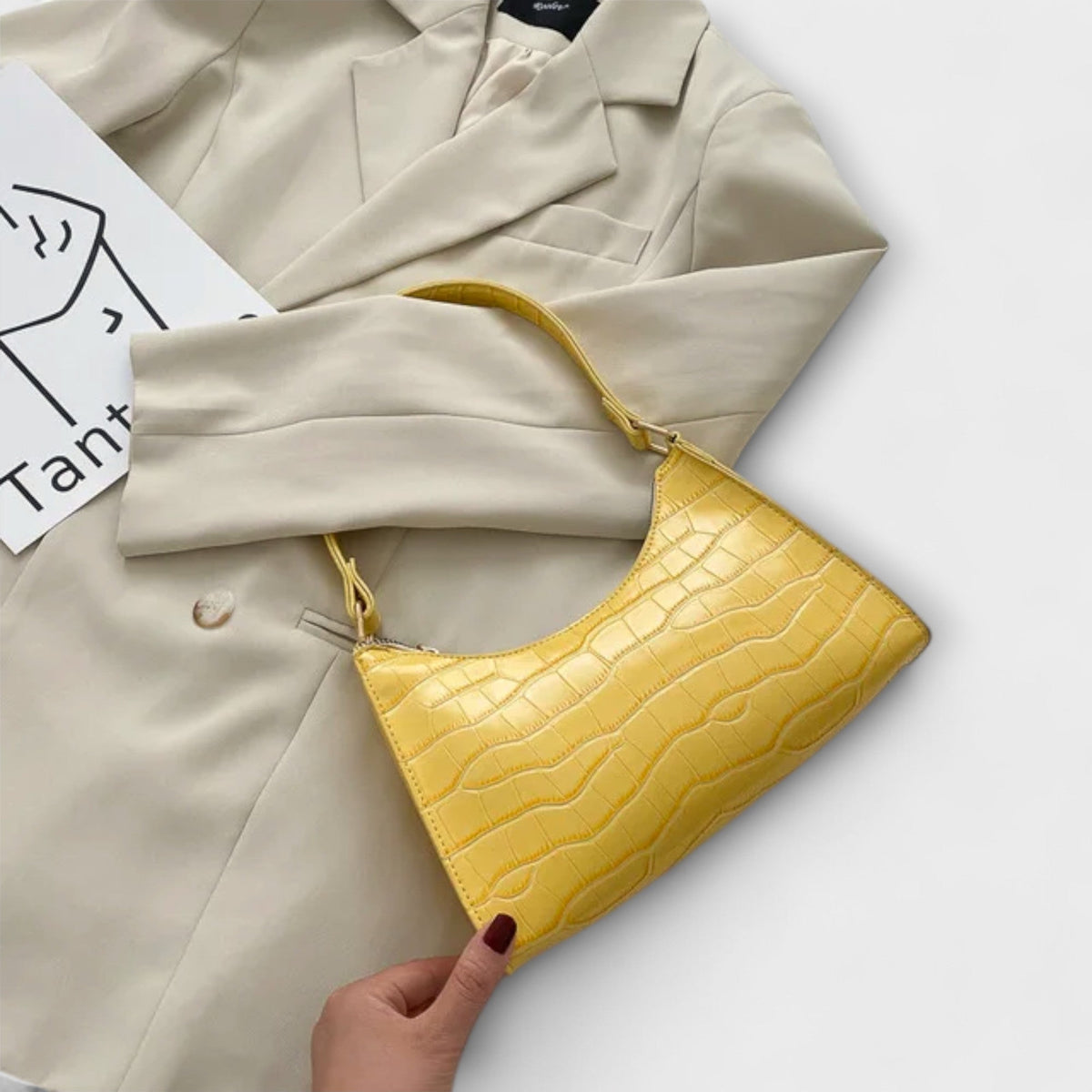 Olivia | Shiny Leather Bag