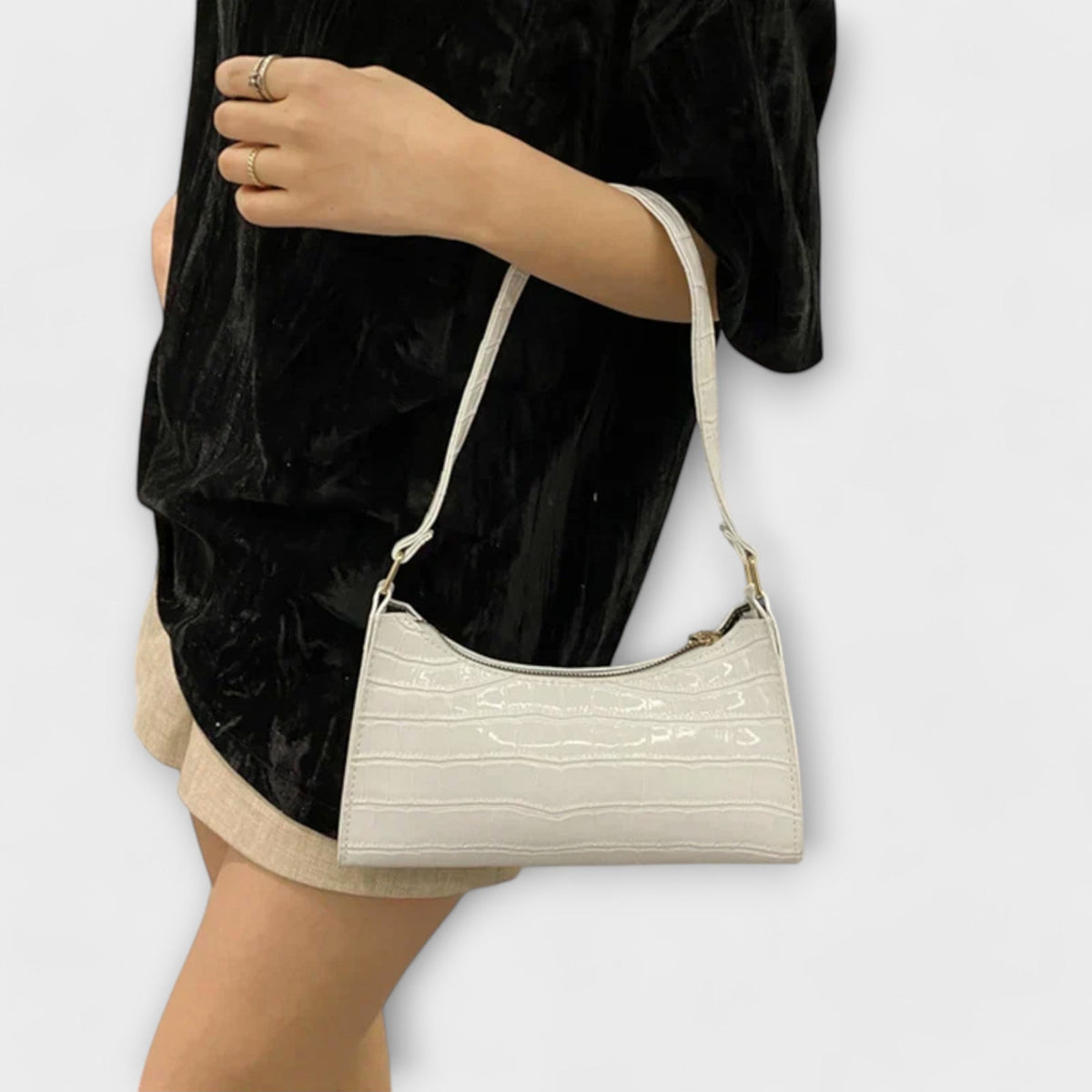 Olivia | Shiny Leather Bag