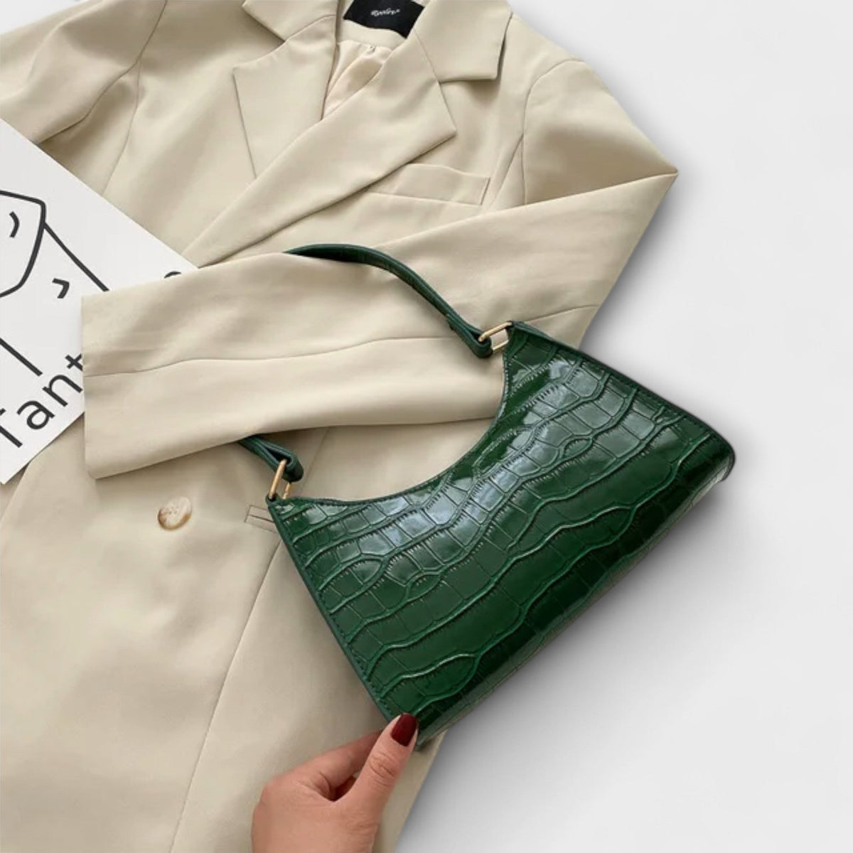Olivia | Shiny Leather Bag