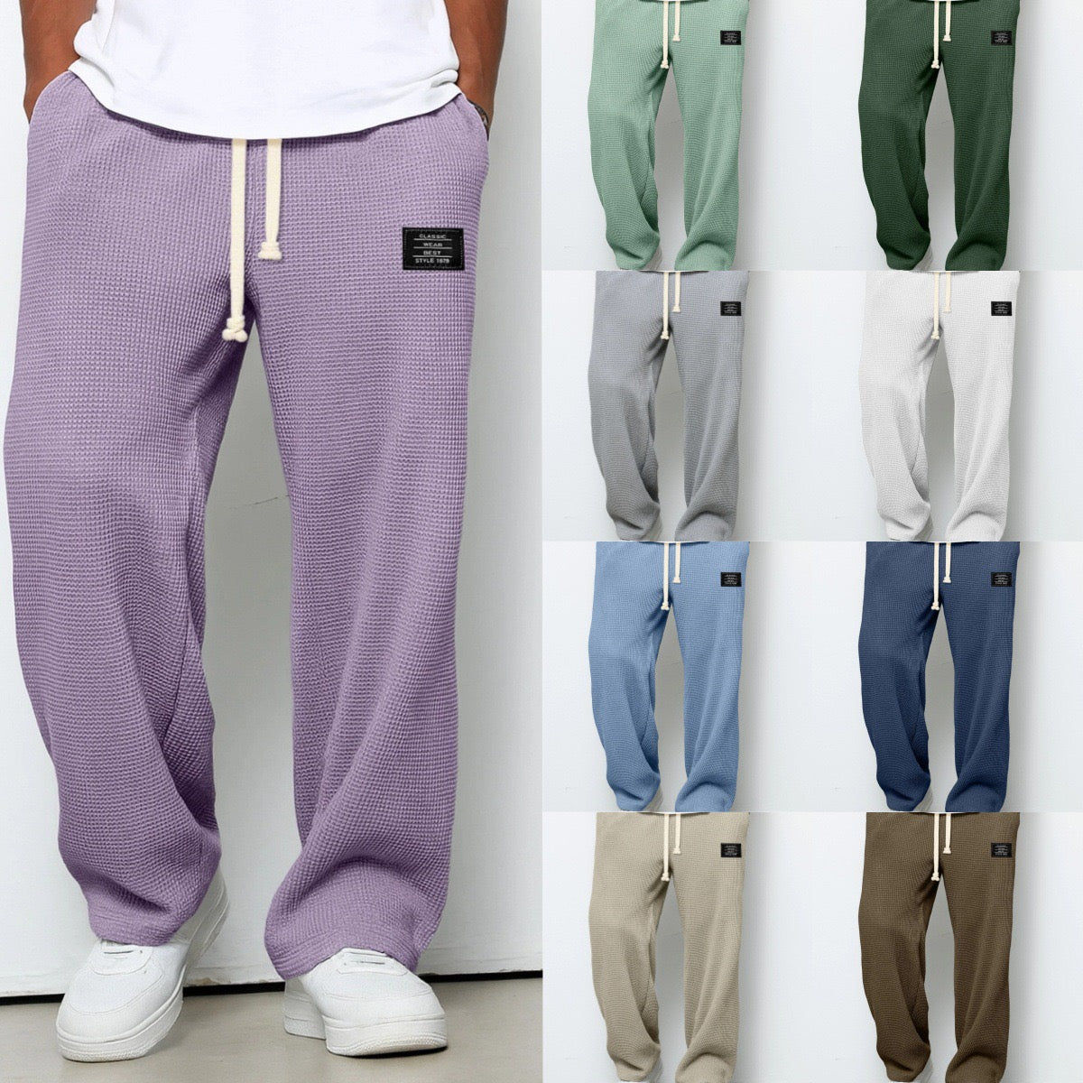 Holden | Wide Leg Pants with Adjustable Waist