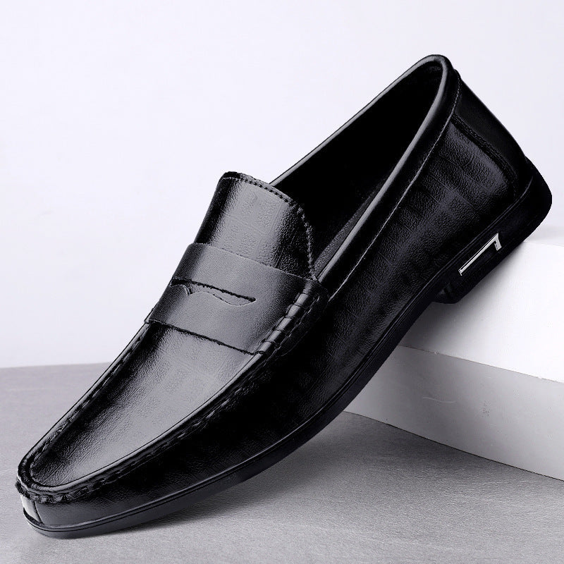James Men's Genuine Leather Shoes with High-Quality Finish