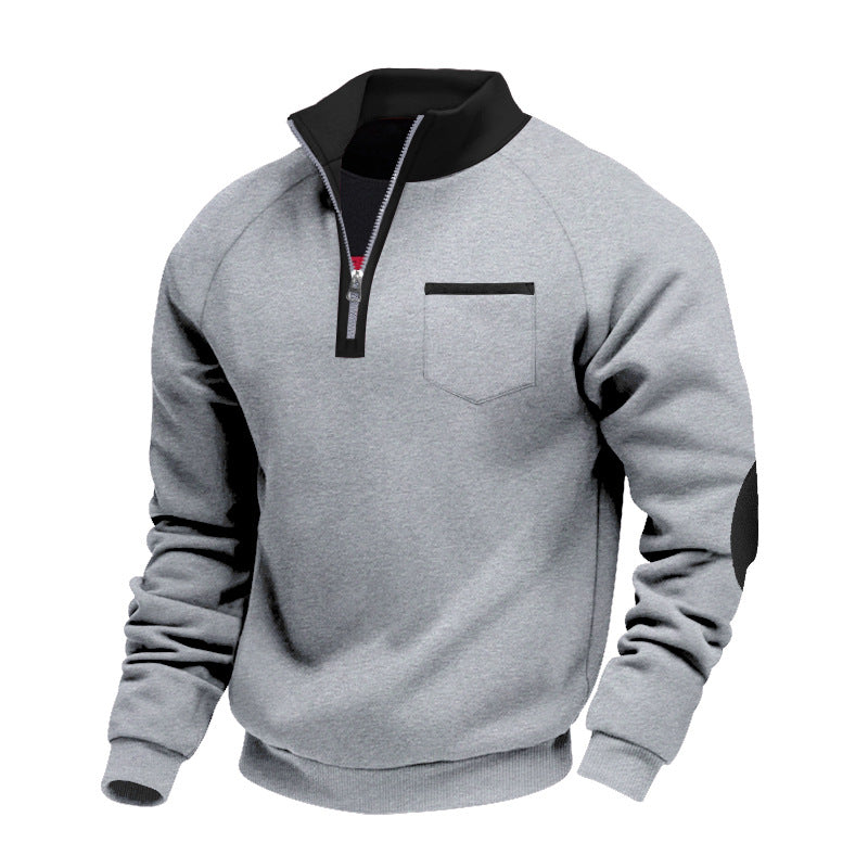 David | Fleece Pullover with Quarter Zip