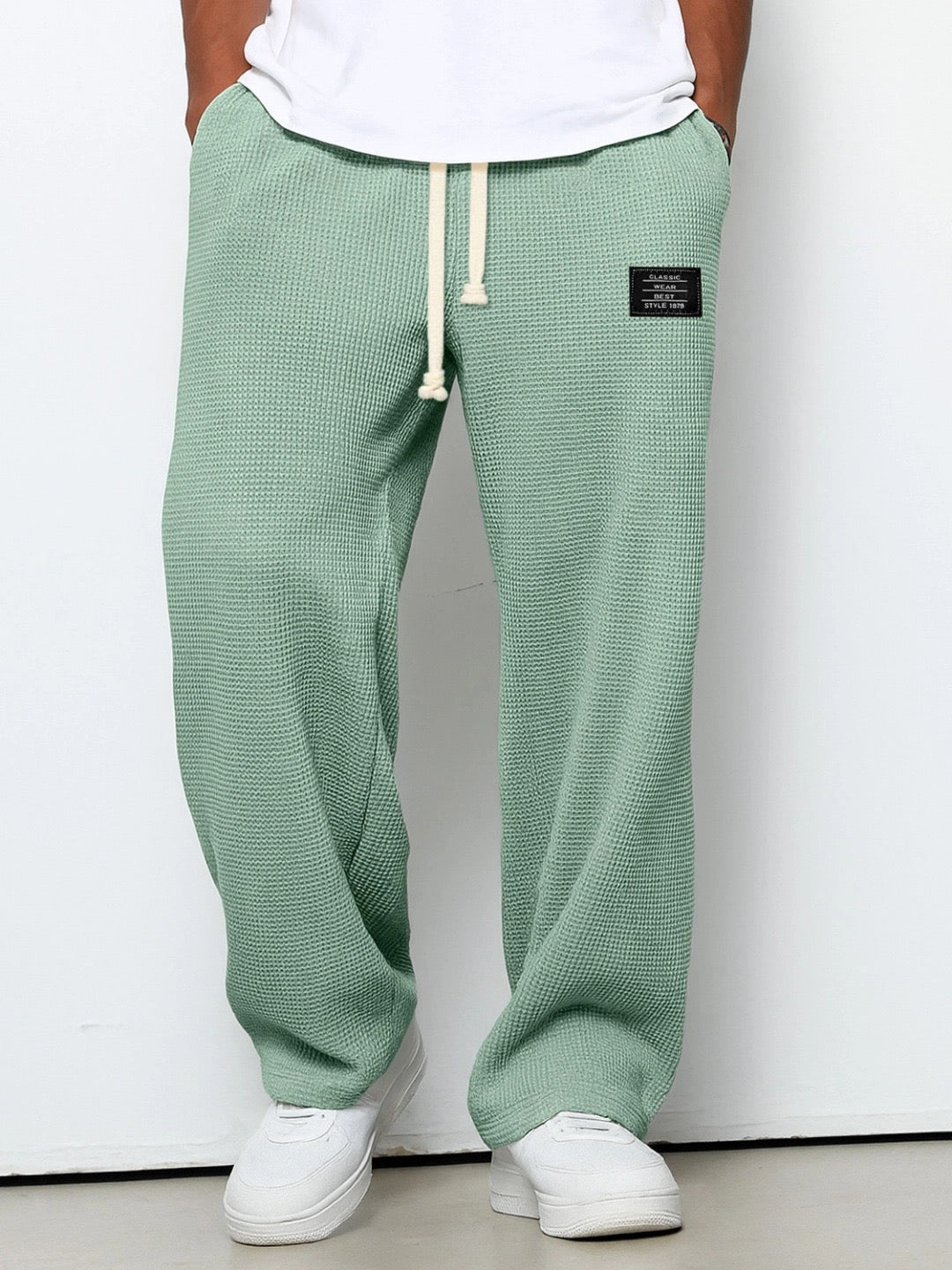 Adam  | Comfortable Wide-Leg Pants for Men with Adjustable Waist