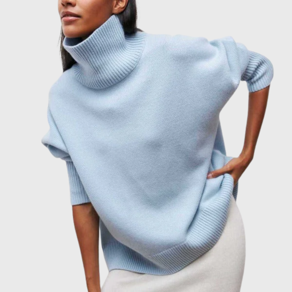 Anna | High Neck Pullover
