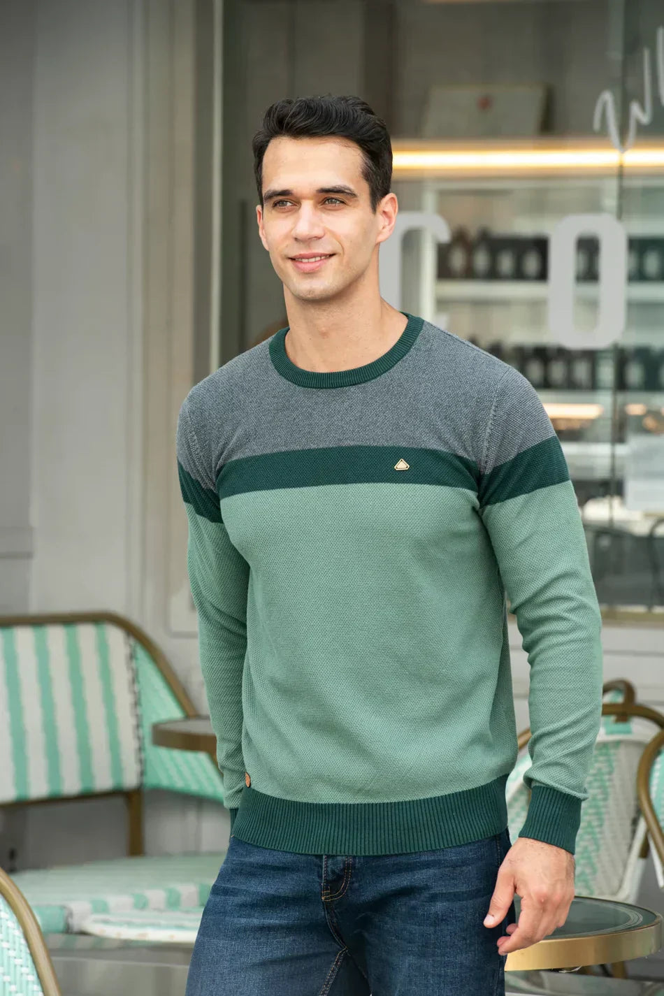 Neil  | Men's Round Neck Sweater