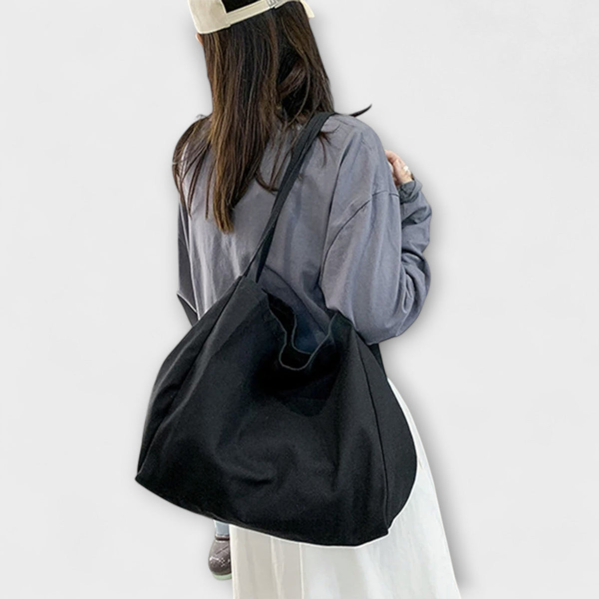 Olivia | High-Quality Large Canvas Shopper Bag