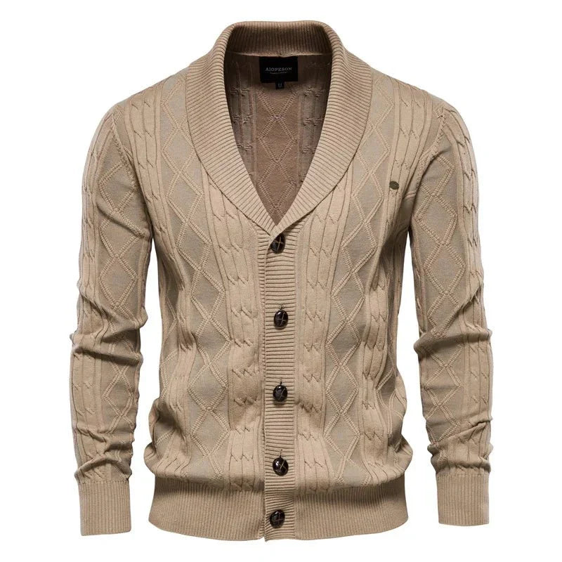 Damon | Men's Cardigan with Buttons