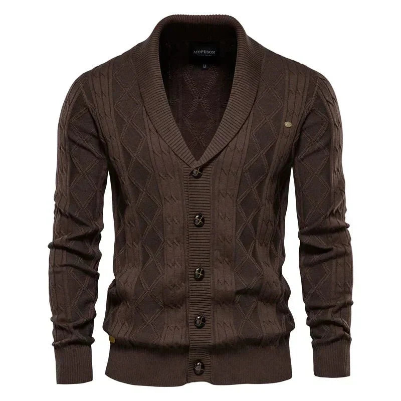 Damon | Men's Cardigan with Buttons