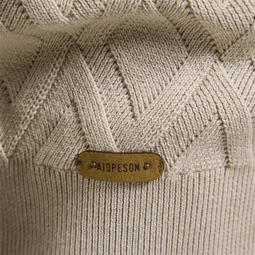 Marvin | Men's Sweater with Diamond Pattern