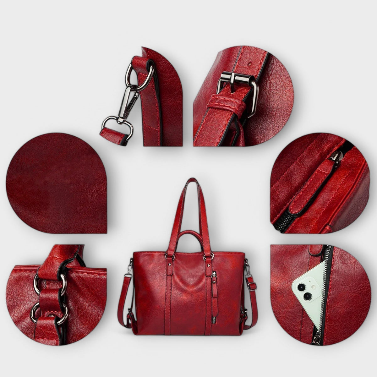 Olivia | Large Leather Bag