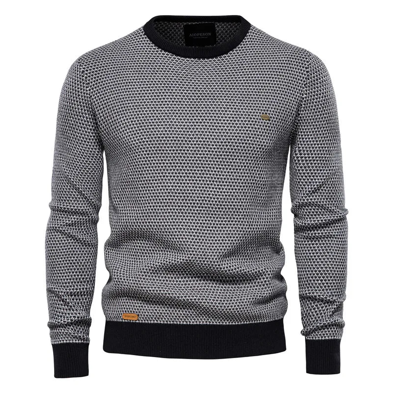 Kenneth | Men's Checkered Pattern Sweater