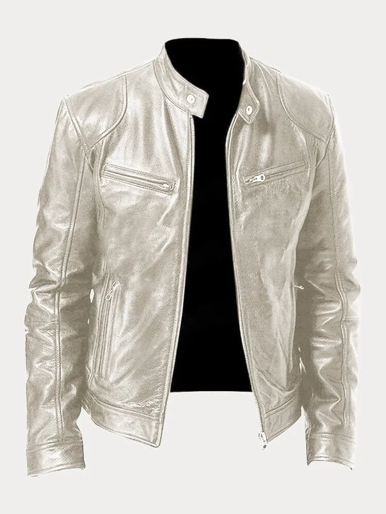 Damien | Classic Leather Jacket