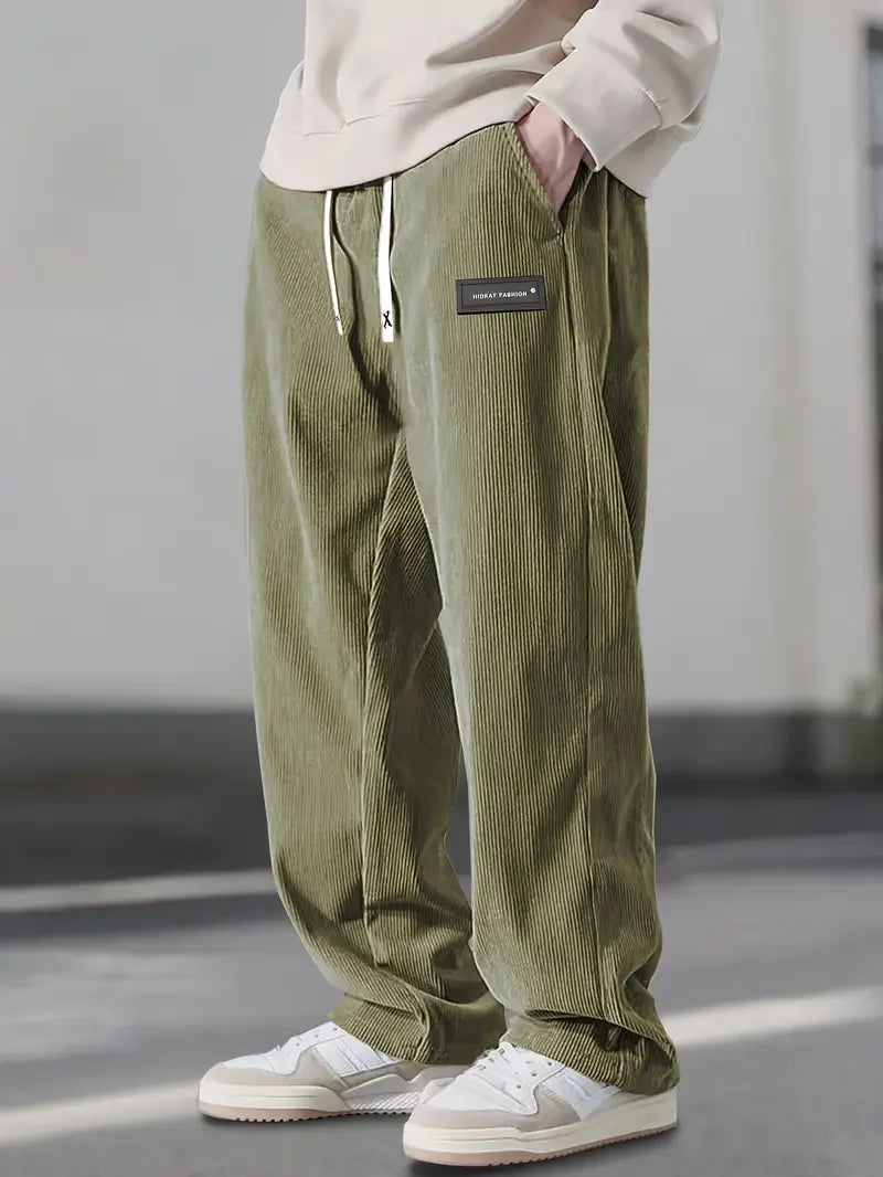 Curtis | Casual Wide-Fit Corduroy Pants