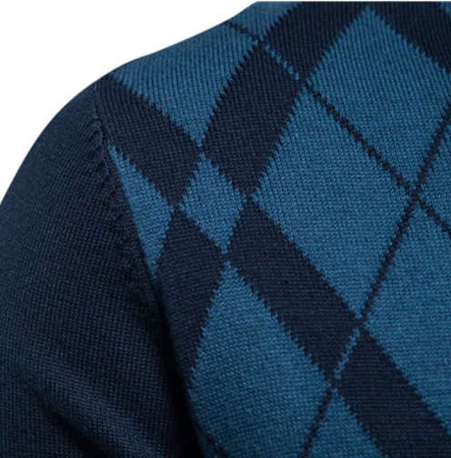 Derrick | Men's Pullover with Half Zip