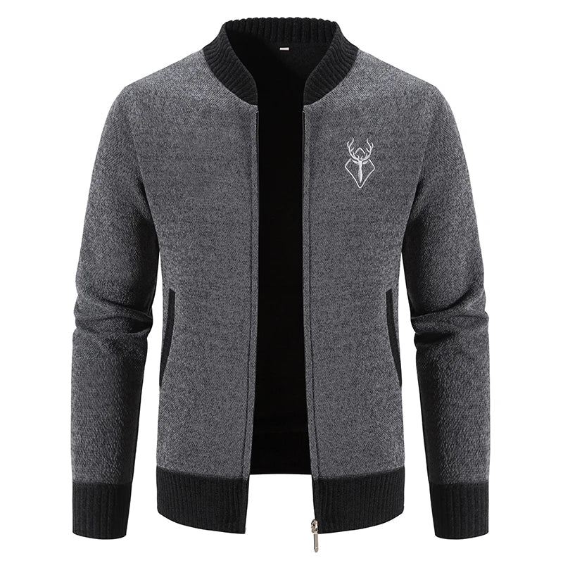 Darevo | Men's Knit Gilet with Autumn Detail