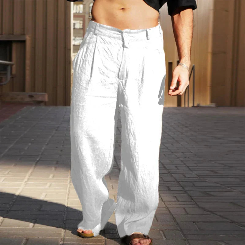 Steven | Wide Linen Pants