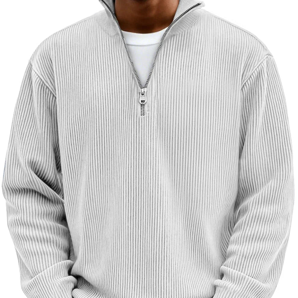 Darevo | Long Sleeve Half-Zip Sweater