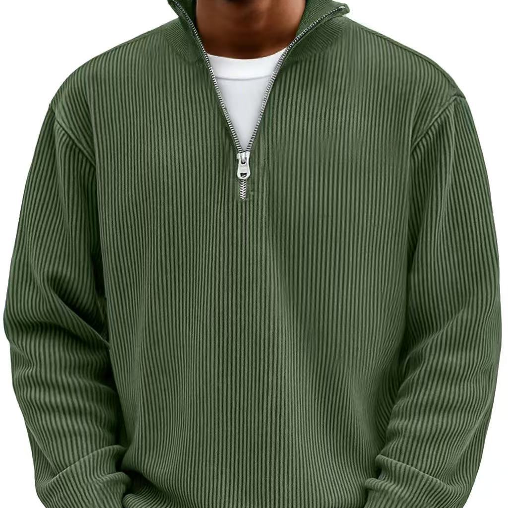 Darevo | Long Sleeve Half-Zip Sweater