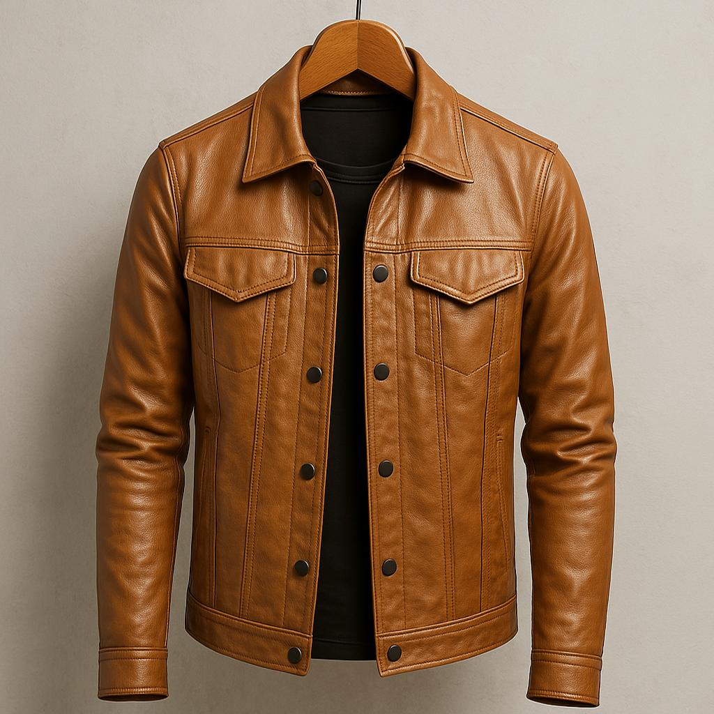 Darevo | Biker Leather Jacket