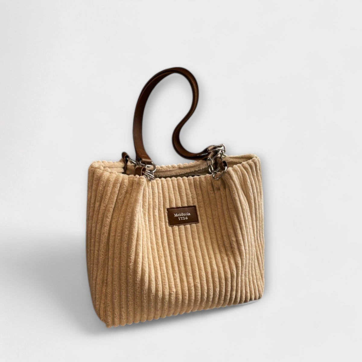 Olivia | Soft Cord Shoulder Bag