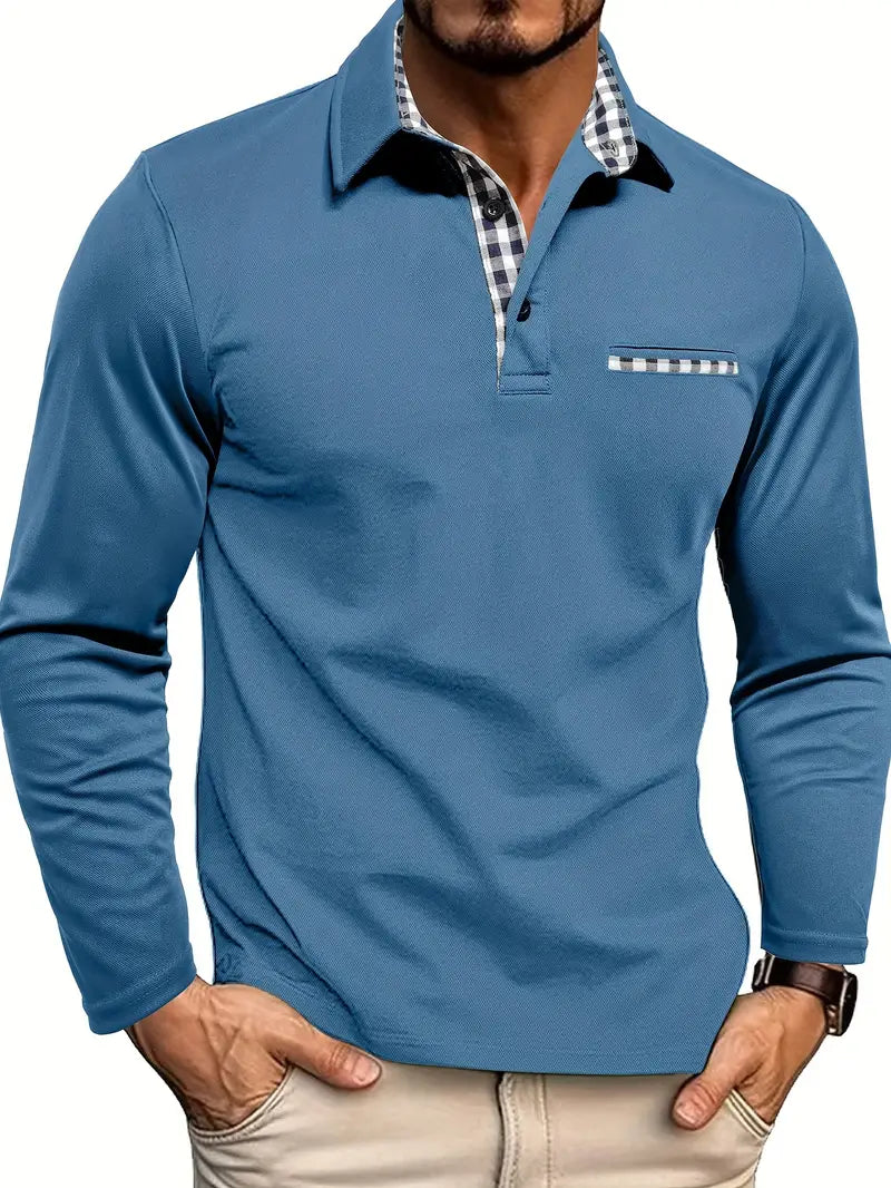 Neil | Premium Long Sleeve Polo