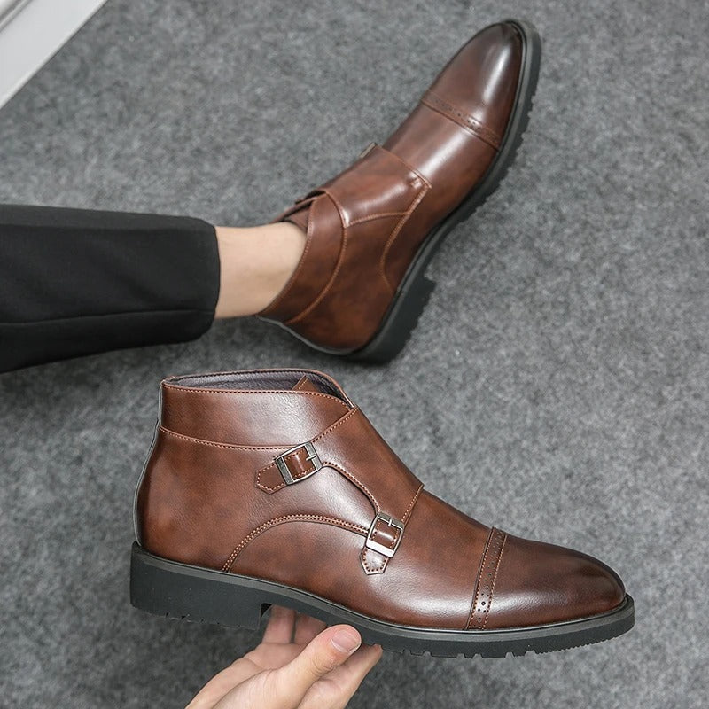 Darell | Double Monk Strap Boots
