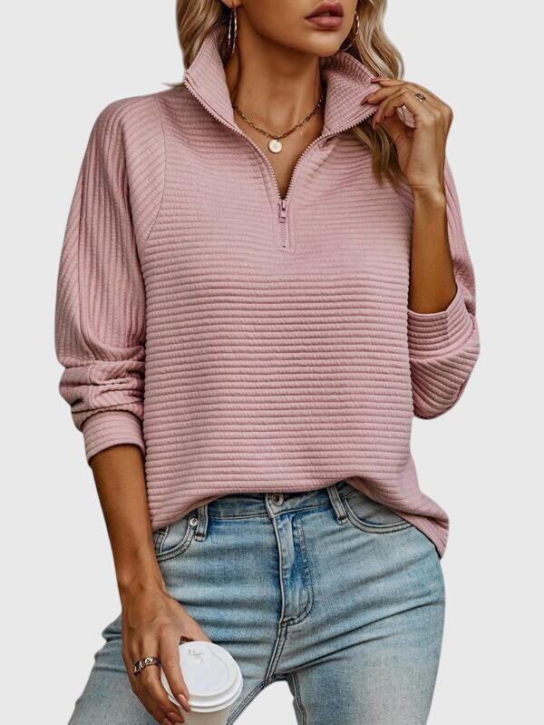 Molly | Elegant Half-Zip Sweater