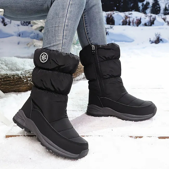 Darevo | High-Quality Winter Snow Boots, Mid-Calf Length