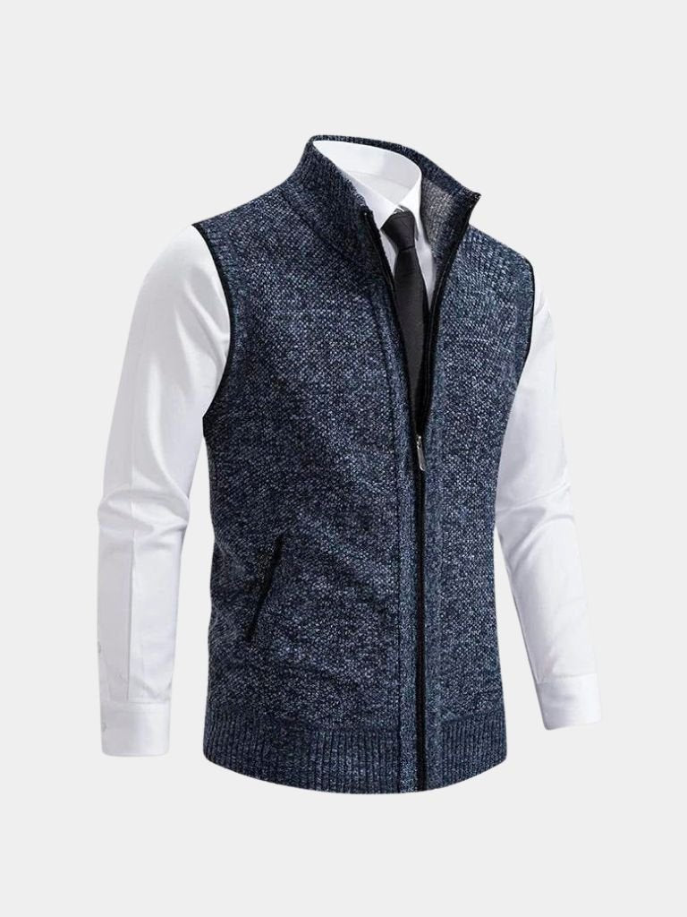 Winston | Elegant Gilet with Full Zip