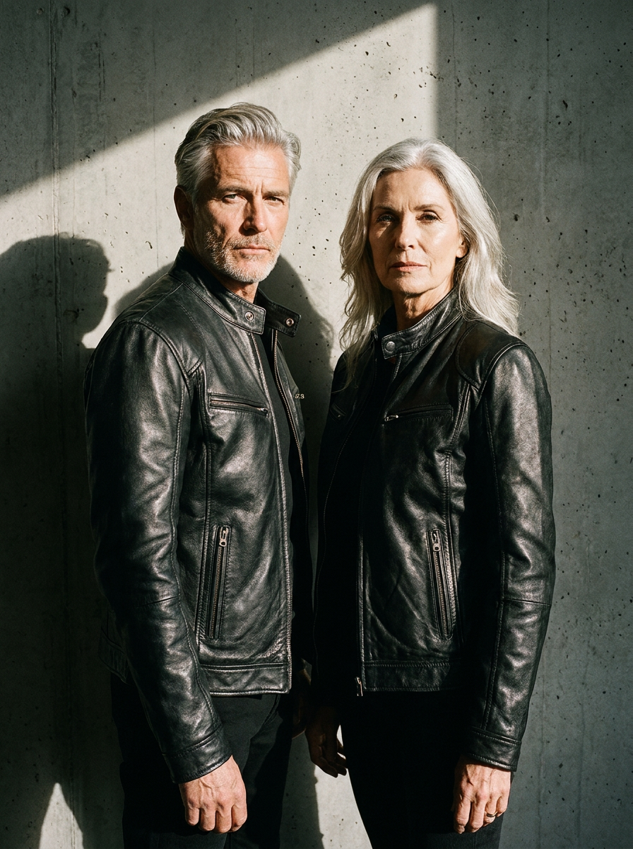Darevo | Casual Leather Jacket