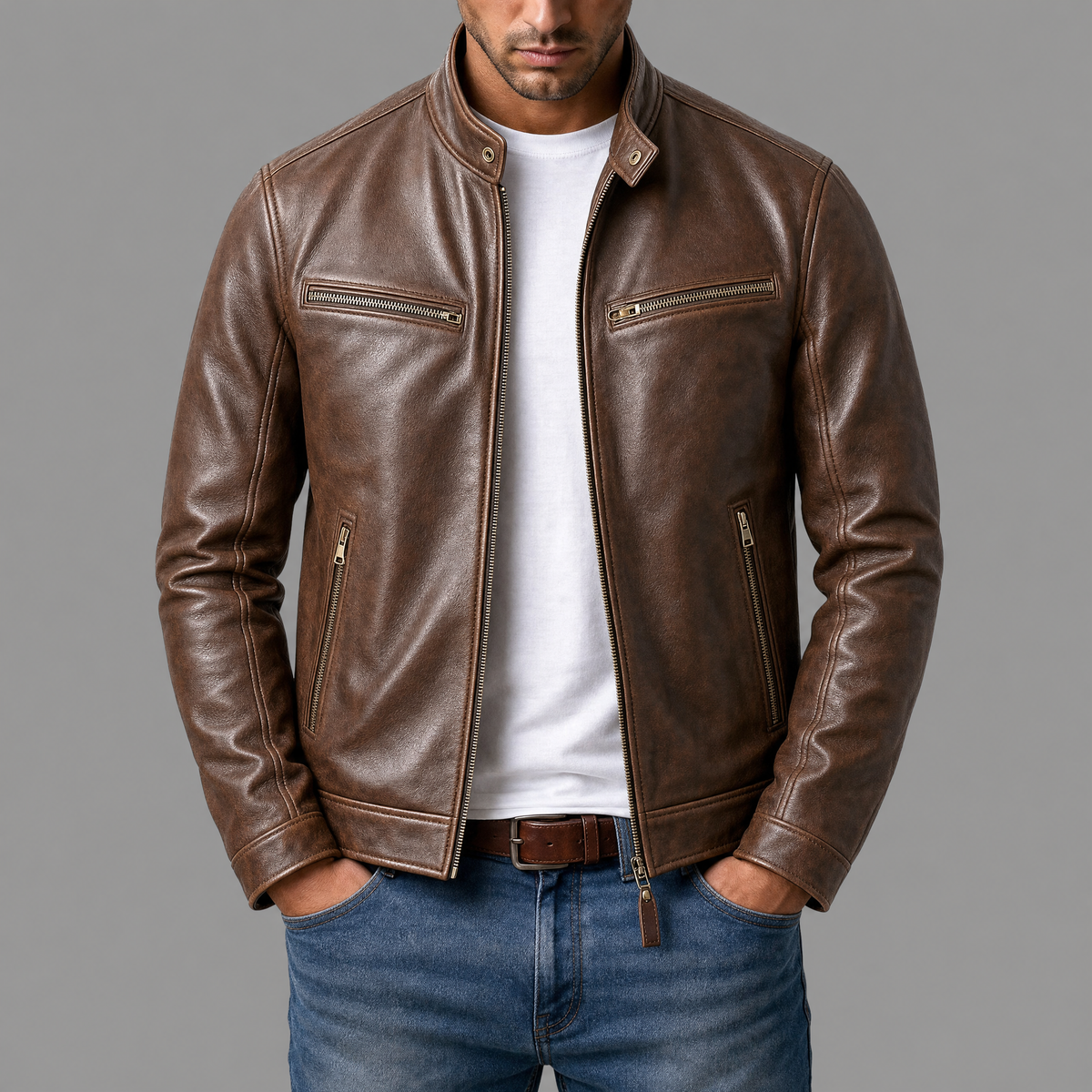Darevo | Vintage Leather Jacket