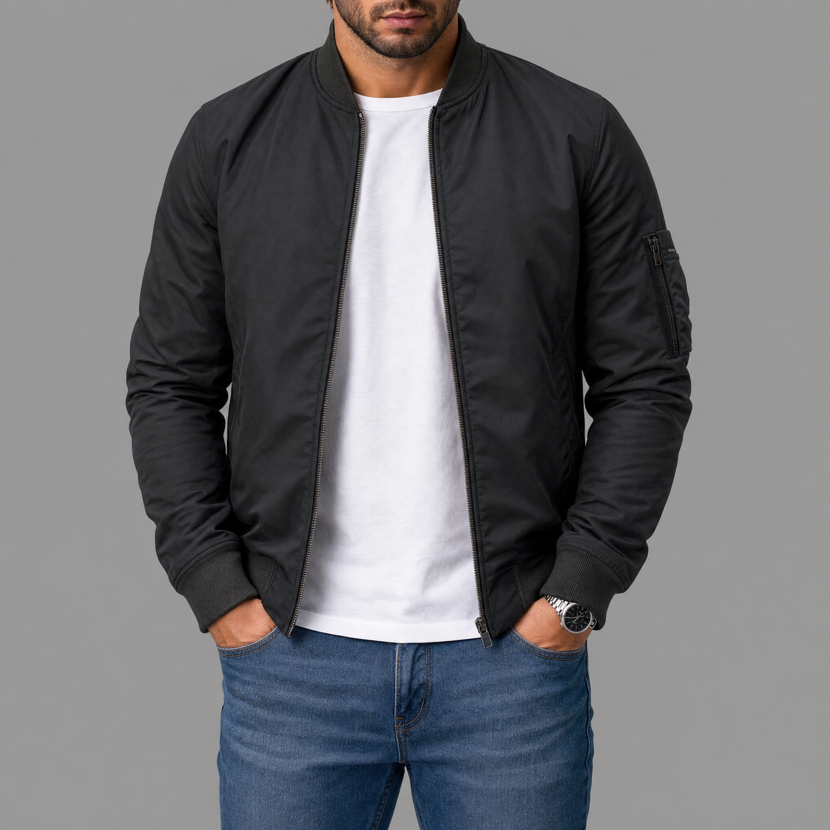 Darevo | Classic and Elegant Bomber Jacket