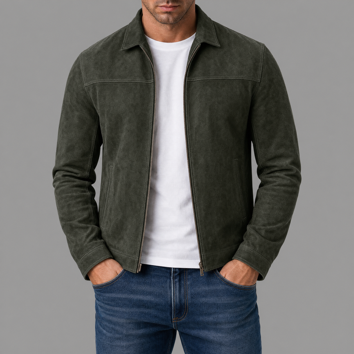 Darevo | Lightweight Jacket with High Collar and Zip