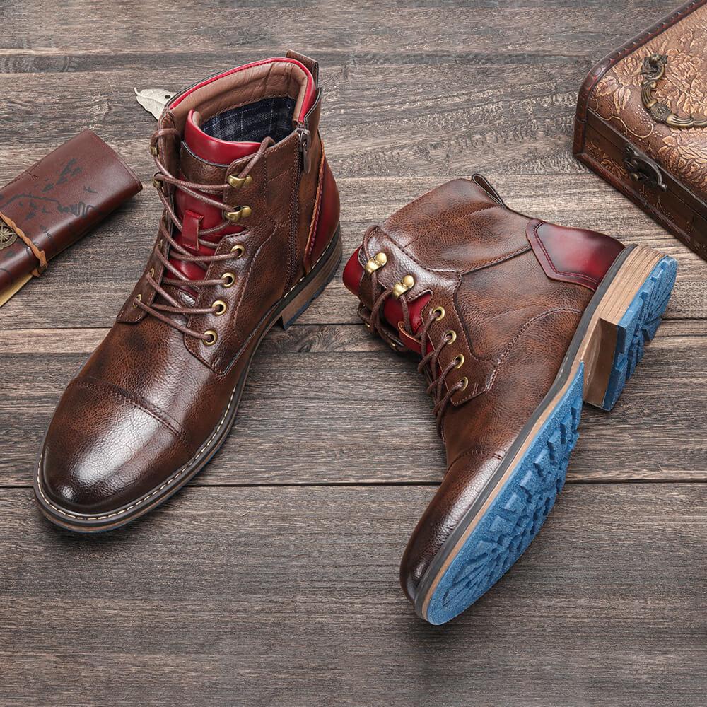 Ethan | Artisan Leather Oxford Boots