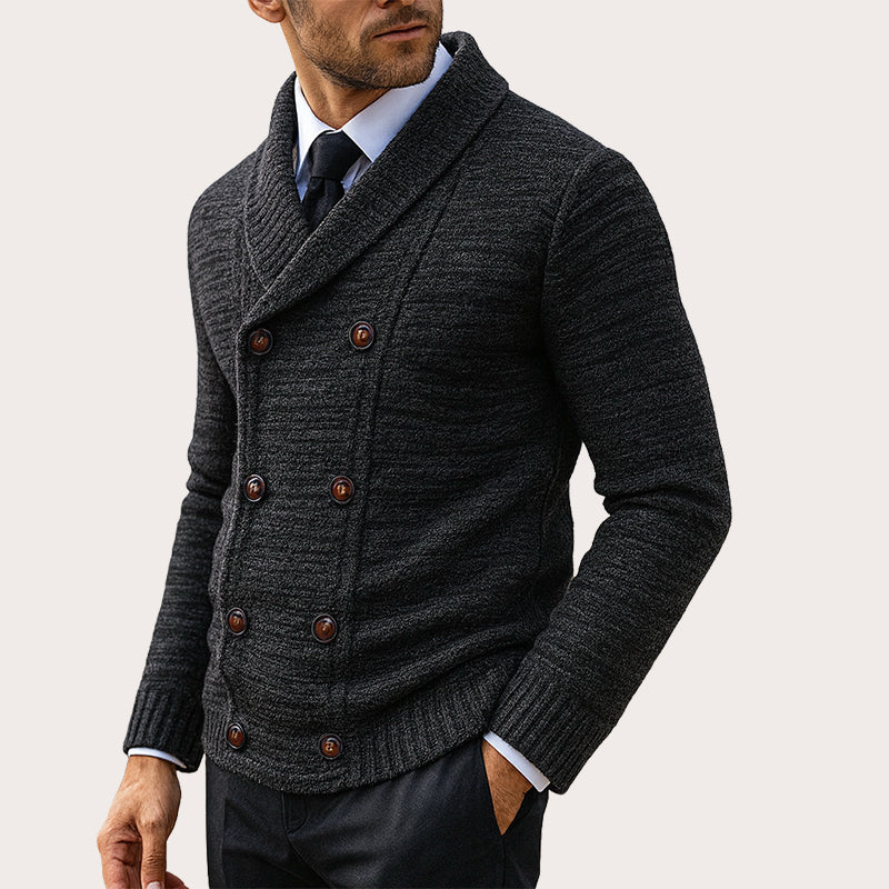 Darevo | Knitted Cardigan with Double Button Closure